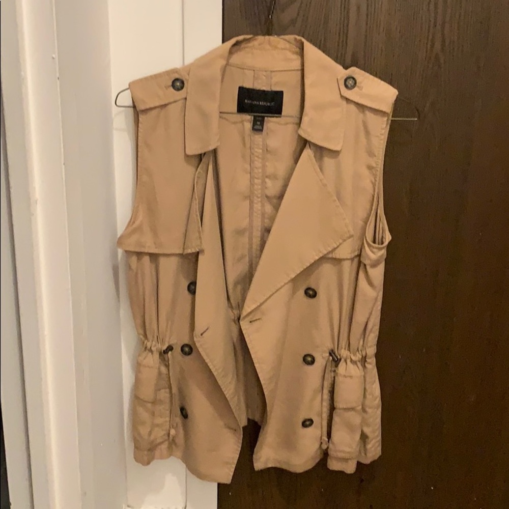 Banana republic vest trench